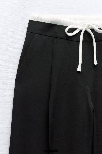 Zara облекло 66FT486 Жени комбинирани боксерки черен