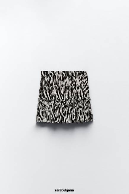 Zara облекло 66FT605 Жени печатни скорти зебра