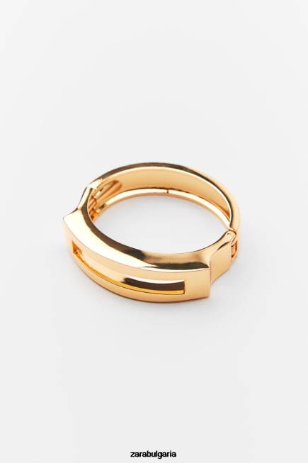 Zara аксесоари 66FT766 Жени пакет от твърди гривни златист