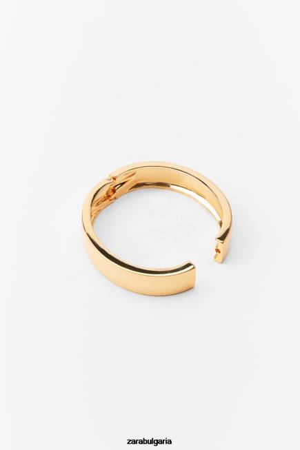 Zara аксесоари 66FT766 Жени пакет от твърди гривни златист