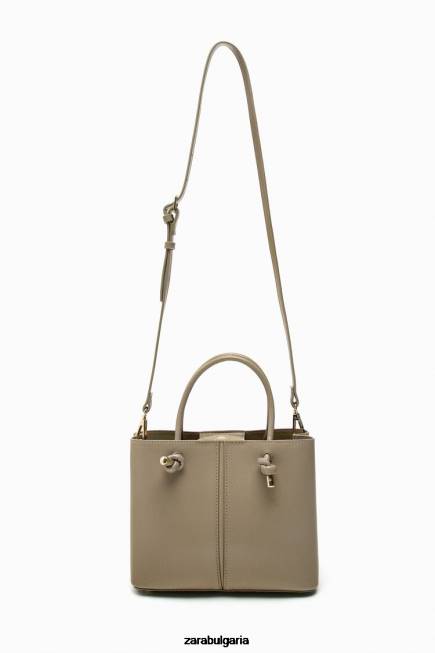 Zara аксесоари 66FT742 Жени мини градска чанта сиво