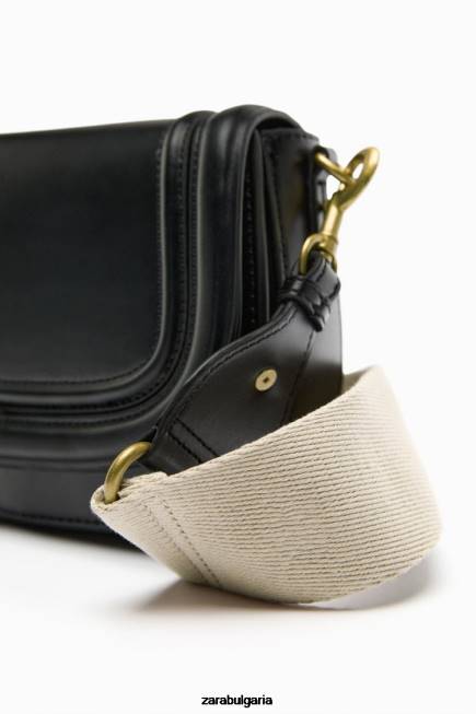 Zara аксесоари 66FT751 Жени чанта през рамо черен