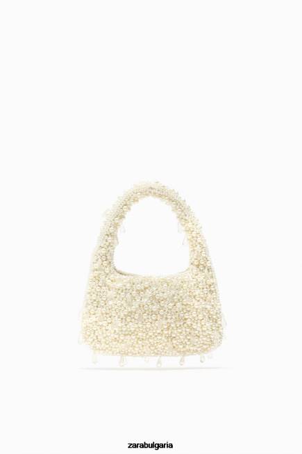 Zara аксесоари 66FT754 Жени перлена чанта през рамо оригинален