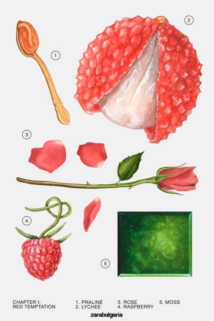 Zara аксесоари 66FT776 Жени червено изкушение лято 80 мл оригинален
