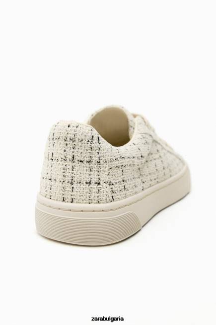 Zara обувки 66FT734 Жени ежедневни кецове от плат многоцветен