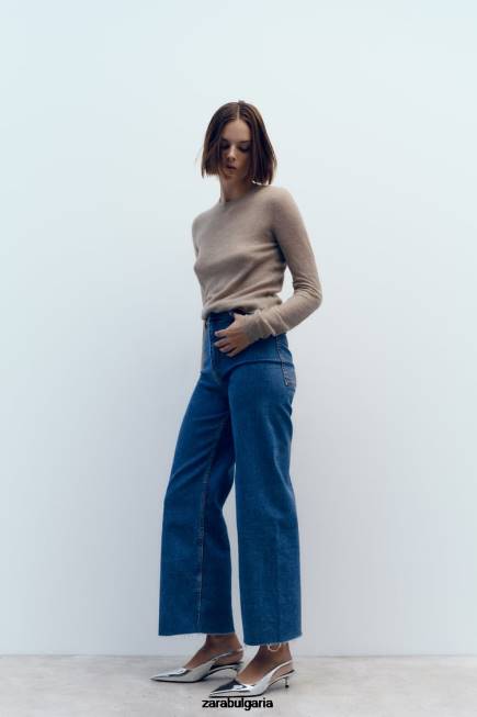 Zara обувки 66FT738 Жени тънки токчета сребро