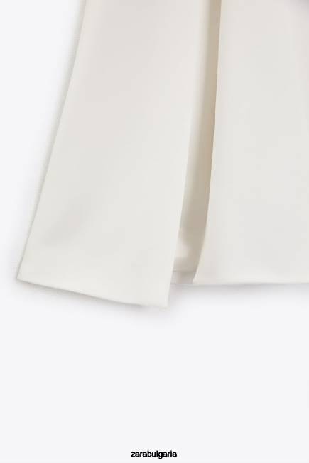 Zara облекло 66FT165 Жени сако с нос екрю