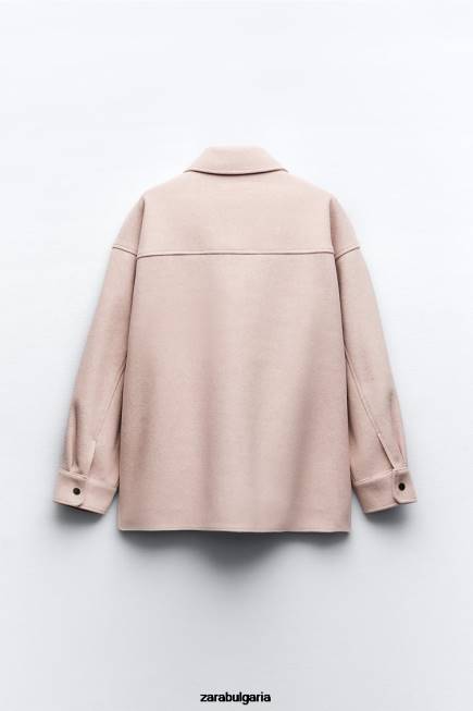 Zara облекло 66FT13 Жени мека тениска розово