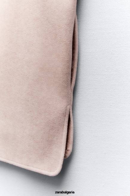 Zara облекло 66FT13 Жени мека тениска розово