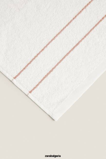 Zara аксесоари 66FT1708 унисекс кърпа с контрастни гарнитури бледо розово