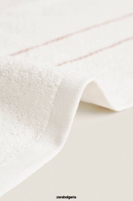 Zara аксесоари 66FT1708 унисекс кърпа с контрастни гарнитури бледо розово