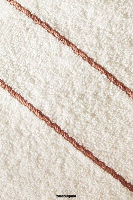 Zara аксесоари 66FT1708 унисекс кърпа с контрастни гарнитури бледо розово