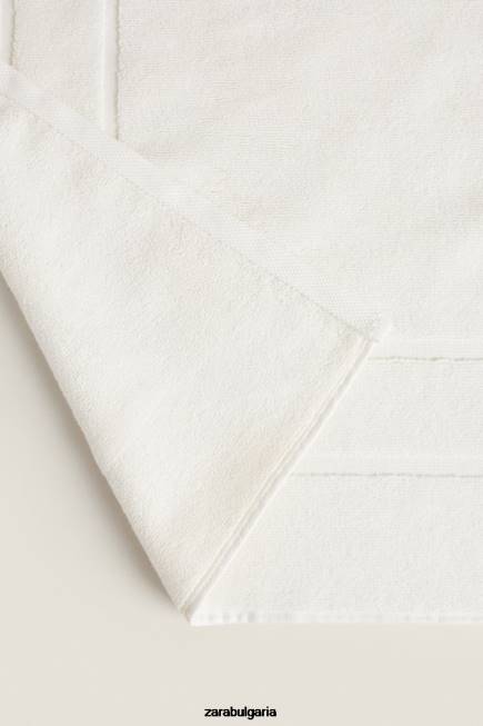 Zara аксесоари 66FT1709 унисекс първокласна памучна постелка за баня слонова кост