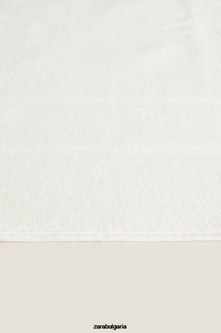 Zara аксесоари 66FT1709 унисекс първокласна памучна постелка за баня слонова кост