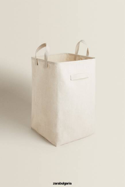 Zara аксесоари 66FT1711 унисекс сгъваем кош за пране светло бежово