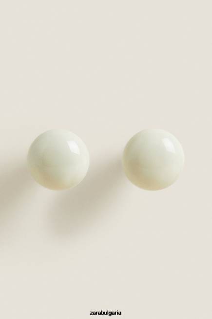 Zara аксесоари 66FT1716 унисекс кръгла дръжка за врата (пакет от 2) екрю