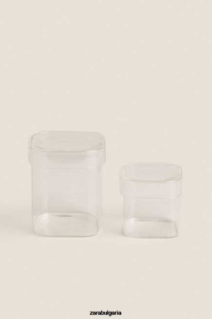 Zara аксесоари 66FT1749 унисекс буркан от боросиликатно стъкло с капак оригинален