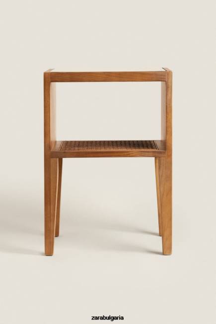 Zara аксесоари 66FT1630 унисекс дървено нощно шкафче кафяво