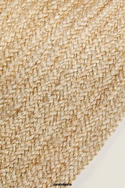 Zara аксесоари 66FT1645 унисекс килим от юта. светло бежово