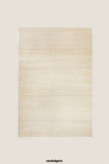 Zara аксесоари 66FT1646 унисекс килим от юта. светло бежово