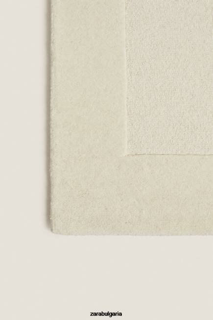 Zara аксесоари 66FT1652 унисекс вълнен килим бяло