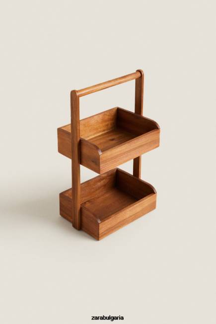 Zara аксесоари 66FT1681 унисекс единица за съхранение кафяво