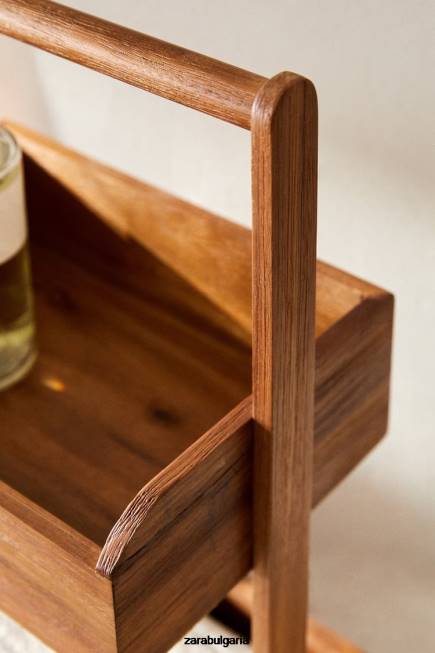 Zara аксесоари 66FT1681 унисекс единица за съхранение кафяво