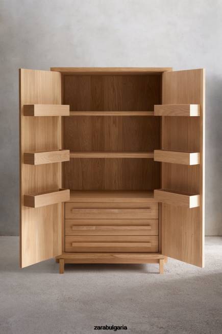 Zara аксесоари 66FT1683 унисекс кабинет 01 - ввд светло бежово