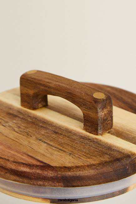 Zara аксесоари 66FT1686 унисекс средно широк буркан светло бежово