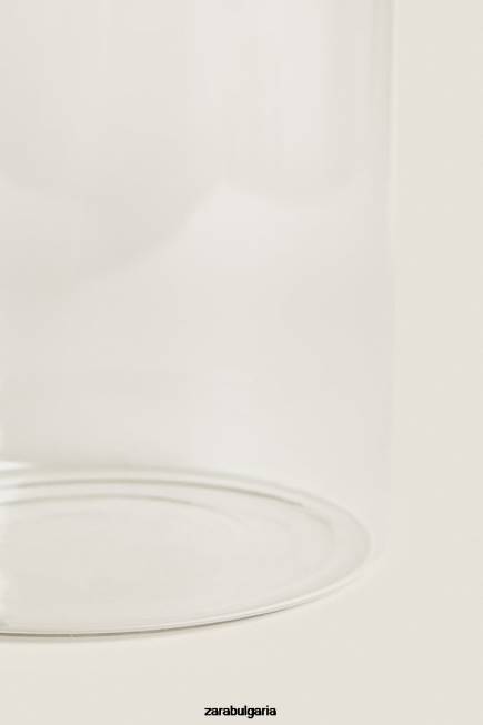 Zara аксесоари 66FT1687 унисекс голям широк буркан светло бежово