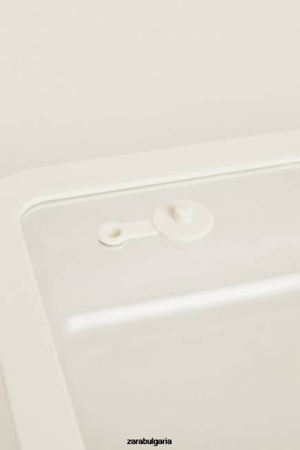 Zara аксесоари 66FT1690 унисекс херметически затворен контейнер 47,34 oz сметана