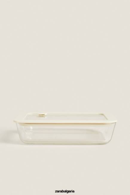 Zara аксесоари 66FT1691 унисекс херметически затворен контейнер 23,67 oz сметана