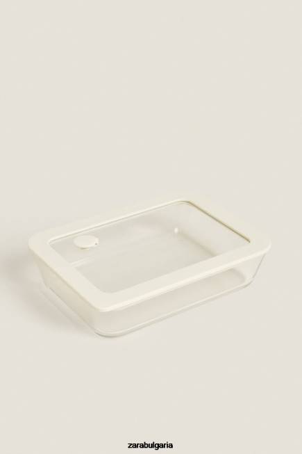 Zara аксесоари 66FT1691 унисекс херметически затворен контейнер 23,67 oz сметана