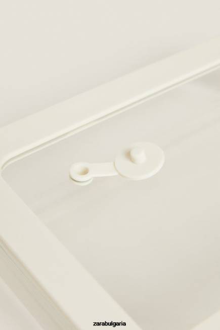 Zara аксесоари 66FT1691 унисекс херметически затворен контейнер 23,67 oz сметана