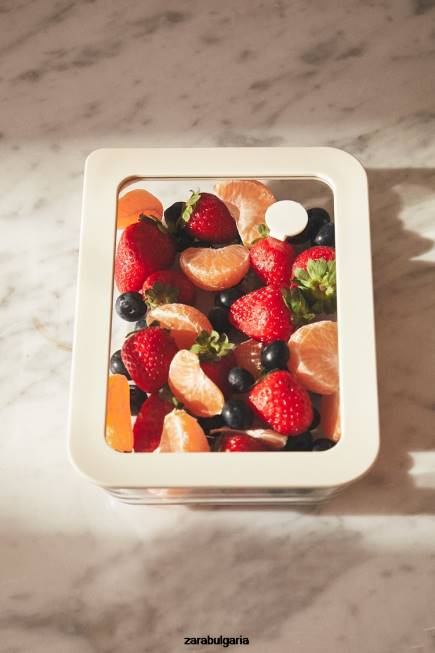 Zara аксесоари 66FT1691 унисекс херметически затворен контейнер 23,67 oz сметана