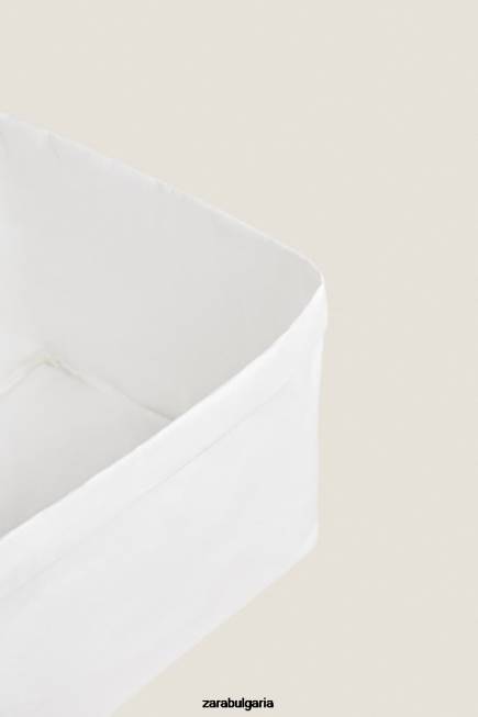 Zara аксесоари 66FT1696 унисекс органайзер с хартиен дизайн бяло