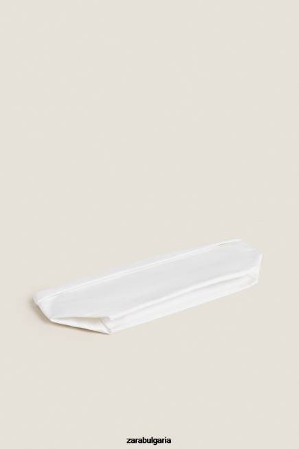 Zara аксесоари 66FT1696 унисекс органайзер с хартиен дизайн бяло