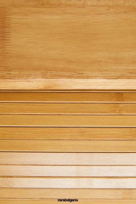 Zara аксесоари 66FT1577 унисекс дървен бюфет светло бежово