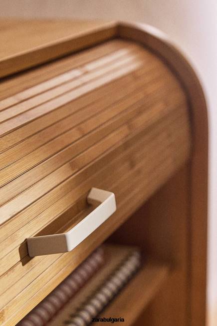 Zara аксесоари 66FT1577 унисекс дървен бюфет светло бежово