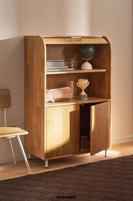 Zara аксесоари 66FT1577 унисекс дървен бюфет светло бежово