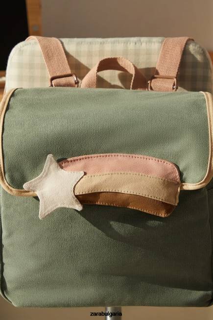 Zara аксесоари 66FT1587 унисекс звездна раница многоцветен