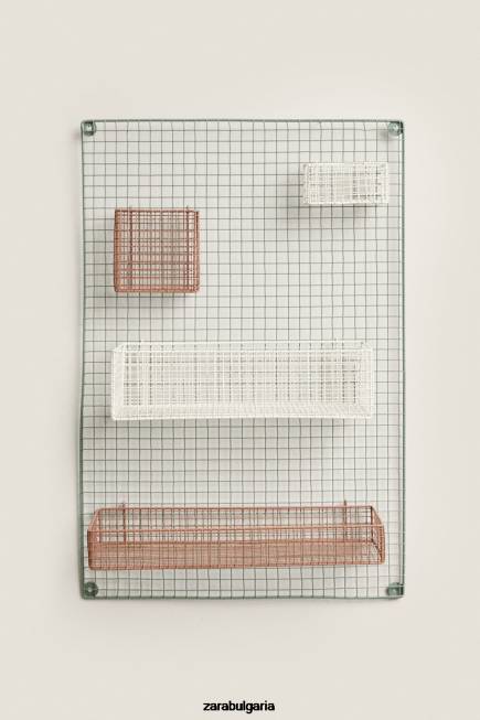 Zara аксесоари 66FT1593 унисекс метален висящ органайзер зелено