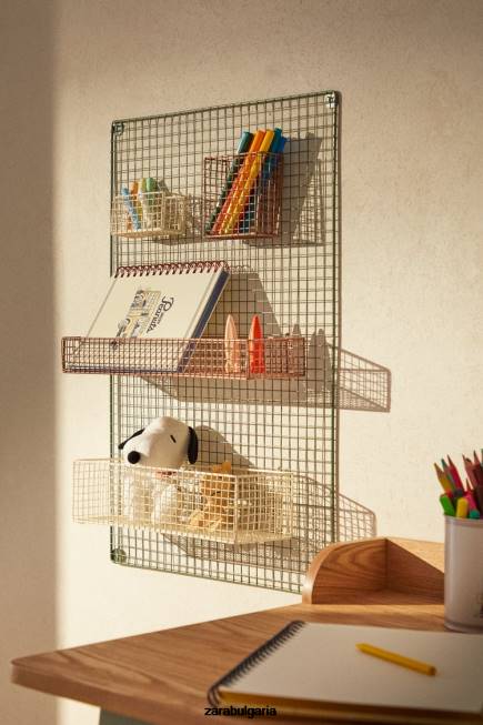 Zara аксесоари 66FT1593 унисекс метален висящ органайзер зелено