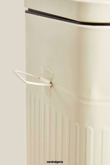 Zara аксесоари 66FT1775 унисекс кухненско кошче за боклук сметана