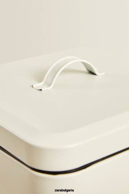 Zara аксесоари 66FT1775 унисекс кухненско кошче за боклук сметана