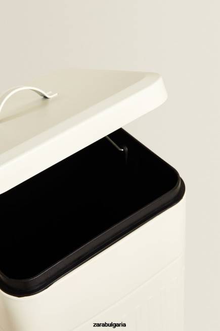 Zara аксесоари 66FT1775 унисекс кухненско кошче за боклук сметана