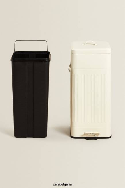 Zara аксесоари 66FT1775 унисекс кухненско кошче за боклук сметана