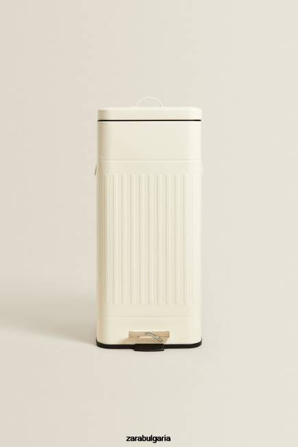 Zara аксесоари 66FT1775 унисекс кухненско кошче за боклук сметана