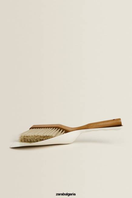 Zara аксесоари 66FT1779 унисекс комплект четка и прах бяло