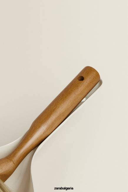 Zara аксесоари 66FT1779 унисекс комплект четка и прах бяло